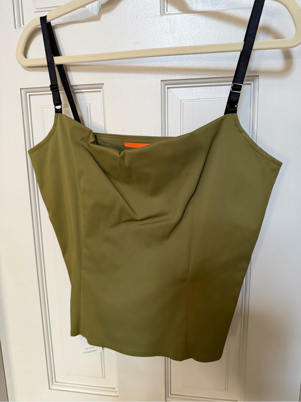 Olive Green corset style tank